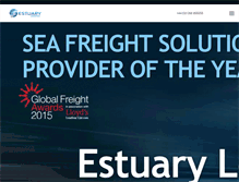 Tablet Screenshot of estuarylogistics.com